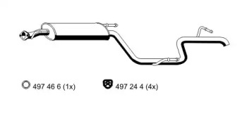 Амортизатор ERNST 385022