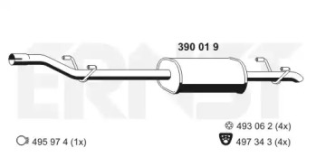 Амортизатор ERNST 390019