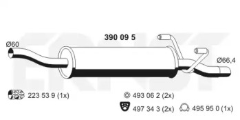 Амортизатор ERNST 390095