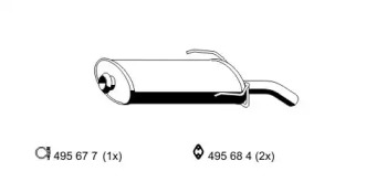 Амортизатор ERNST 502009