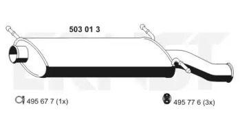 Амортизатор ERNST 503013