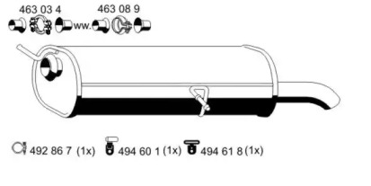 Амортизатор ERNST 505116