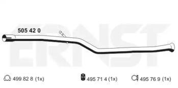 Трубка ERNST 505420
