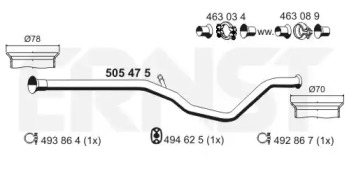 Трубка ERNST 505475