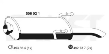 Амортизатор ERNST 506021