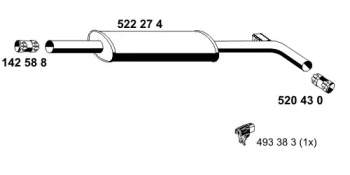 Амортизатор ERNST 522274