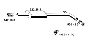 Амортизатор ERNST 522281