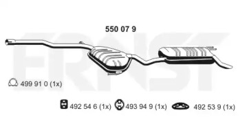 Амортизатор ERNST 550079