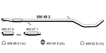 Трубка ERNST 550482