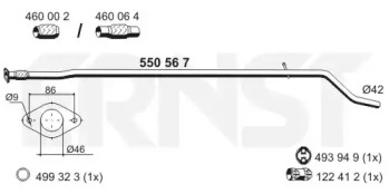 Трубка ERNST 550567