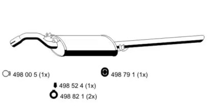 Амортизатор ERNST 640077