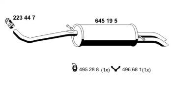 Амортизатор ERNST 645195