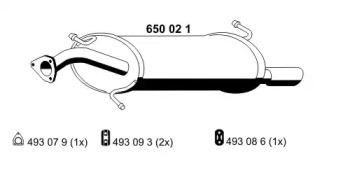 Амортизатор ERNST 650021