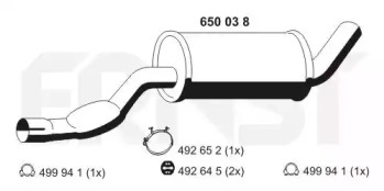 Амортизатор ERNST 650038