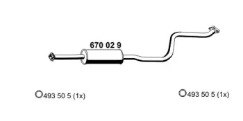 Амортизатор ERNST 670029