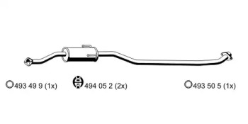 Амортизатор ERNST 688000