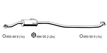 Амортизатор ERNST 688024