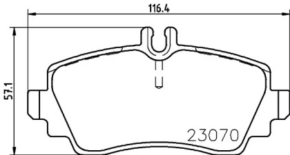 Комплект тормозных колодок HELLA 8DB 355 018-281