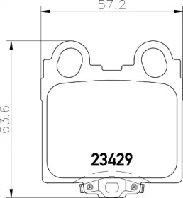 Комплект тормозных колодок HELLA 8DB 355 027-511