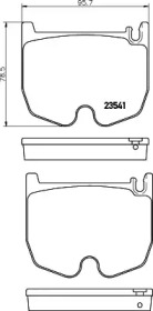 Комплект тормозных колодок HELLA 8DB 355 018-681