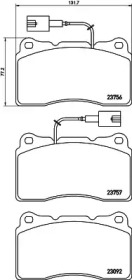 Комплект тормозных колодок HELLA 8DB 355 021-151