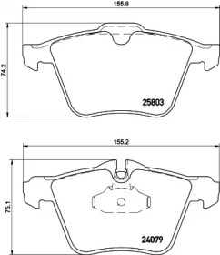 Комплект тормозных колодок HELLA 8DB 355 020-921