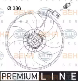 Вентилятор HELLA 8EW 351 034-431