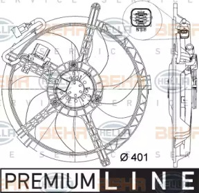 Вентилятор HELLA 8EW 351 042-721