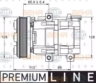 Компрессор HELLA 8FK 351 113-391