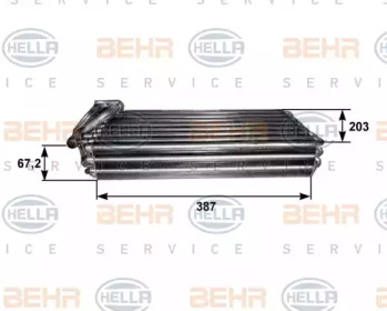 Испаритель HELLA 8FV 351 211-101