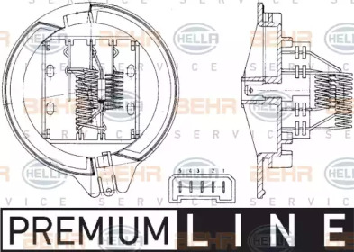 Резистор HELLA 9ML 351 303-291