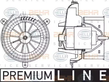 вентилятор HELLA 8EW 351 303-321