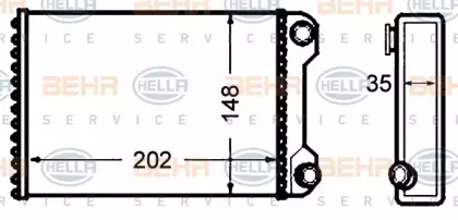 Теплообменник HELLA 8FH 351 308-241