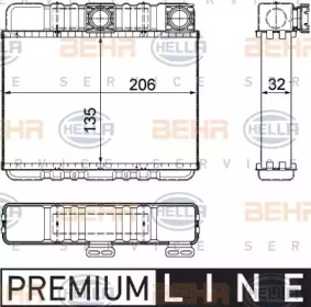 Теплообменник HELLA 8FH 351 311-331