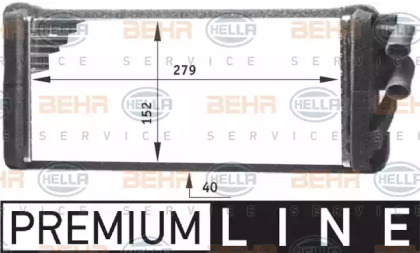 Теплообменник HELLA 8FH 351 311-621