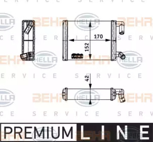 Теплообменник HELLA 8FH 351 312-731