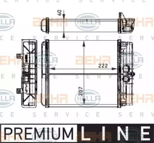 Теплообменник HELLA 8FH 351 312-791