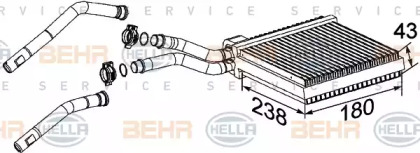 Теплообменник HELLA 8FH 351 315-631