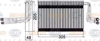 Испаритель HELLA 8FV 351 331-261