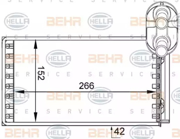 Теплообменник HELLA 8FH 351 333-051