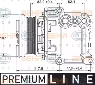 Компрессор HELLA 8FK 351 334-081