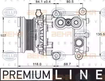 Компрессор HELLA 8FK 351 334-091