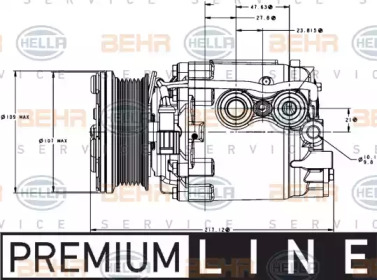 Компрессор HELLA 8FK 351 334-111