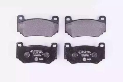 Комплект тормозных колодок HELLA 8DB 355 009-721