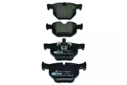 Комплект тормозных колодок HELLA 8DB 355 011-801