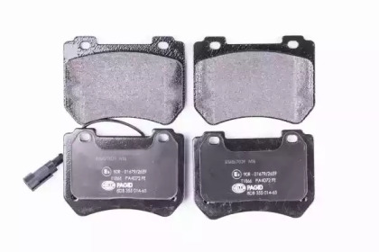 Комплект тормозных колодок HELLA 8DB 355 014-651