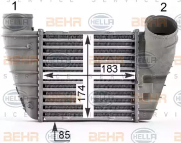 Теплообменник HELLA 8ML 376 700-051