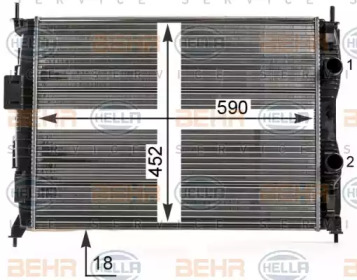 Теплообменник HELLA 8MK 376 700-321