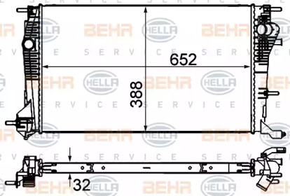 Теплообменник HELLA 8MK 376 700-424