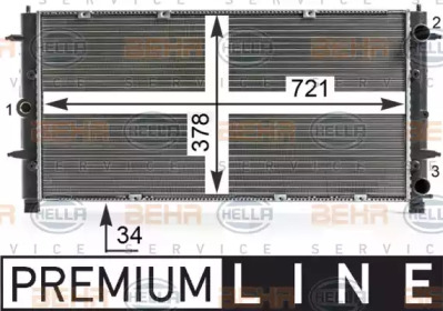 Теплообменник HELLA 8MK 376 700-481